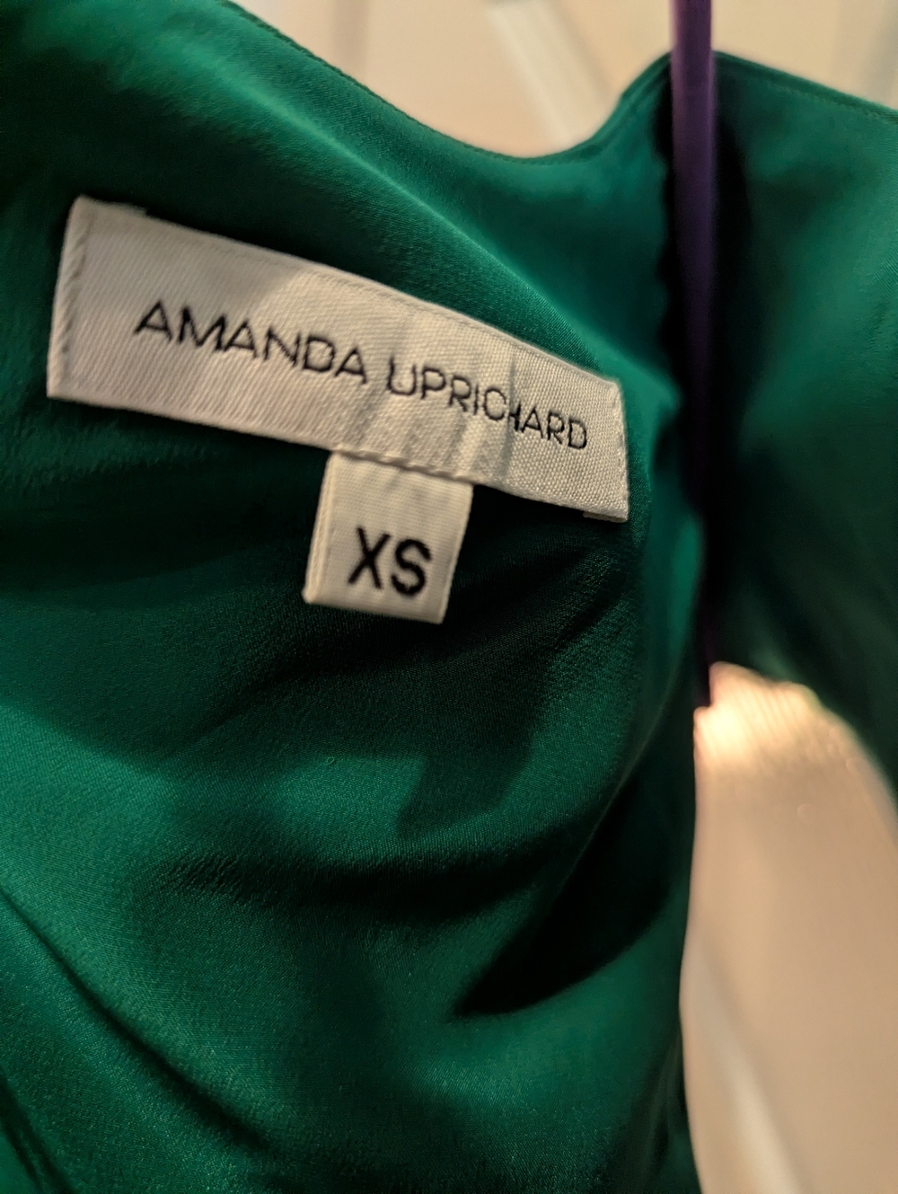 Amanda Uprichard Gabby Pintuck Pleat Silk Dress - Picture 7 of 7